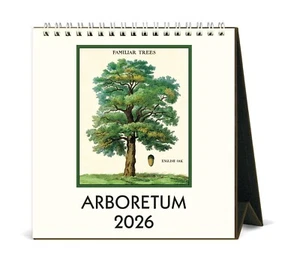 Cavallini & Co. Arboretum 2026 Staffelei Schreibtischkalender, 6,5"x6,5" - Bild 1 von 5