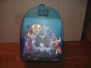 LOUNGEFLY DISNEY VILLAINS CAST MINI BACKPACK~ WITH TAGS~ BRAND NEW~