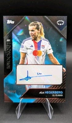 2024 25 Topps UEFA Womens Knockout Ada Hegerberg AUTO /49 - Image 1 of 2