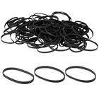 100 Stück Gummibänder Stark 10cm Schwarz Gummibänder breit Gummiringe Elastiz...