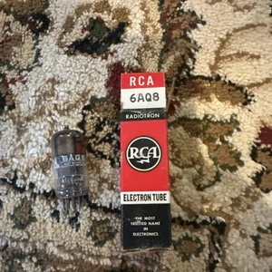 NOS RCA 6AQ8 tube in original box,tested strong & balanced - Picture 1 of 6