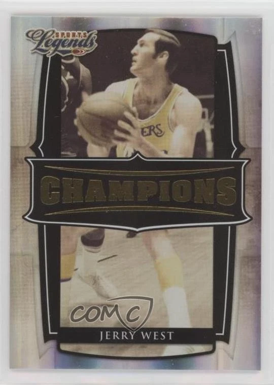 2008 Donruss Americana Sports Legends Champions Gold /100 Jerry West #C-1 HOF - Image 1 of 2