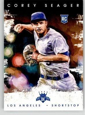 Corey Seager 2016 帕尼钻石国王 142 洛杉矶道奇队新秀 — 第 1/2 张图片