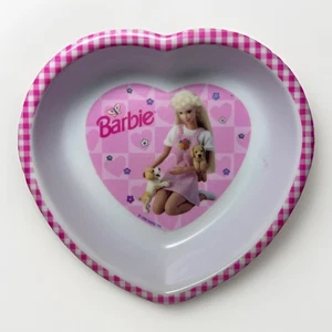Vintage 1996 Barbie & Puppy Heart Shaped Bowl Zak Designs Mattel - Picture 1 of 7