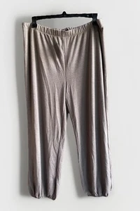NWT Ann Taylor Factory Sleep Women’s Pajama Lounge Pant 100% Cotton Tan Sz XL - Picture 1 of 5