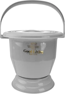 Portable Toilet Chamber Pot with Lid Thickened Spittoon Bucket Seat...  - Bild 1 von 9