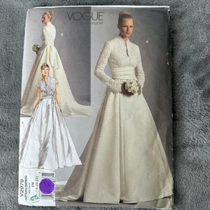Vogue V2979 Bridal Wedding Dress Sewing Pattern Princess Grace Gown Sz 18-22 - Picture 1 of 6