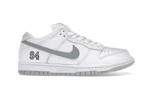 Nike SB Dunk Low Supreme 94 bianco argento metallizzato - Foto 1 di 2