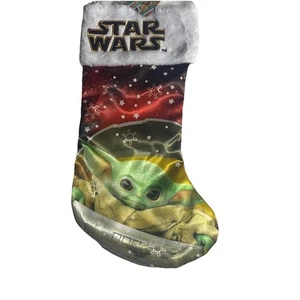 Star Wars Grogu Child Baby Yoda Space Pod Christmas Stocking 21 Inches - Picture 1 of 6
