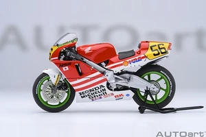 Autoart 12566 1/12 HONDA NSR500 WGP500 GUN KOMA #56 BARIBARI LEGEND w/ Helmet - Picture 1 of 12