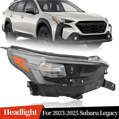 Right Passenger Side For 2023-2025 Subaru Legacy Outback LED Headlight W/ AFS - Imagem 1 de 4
