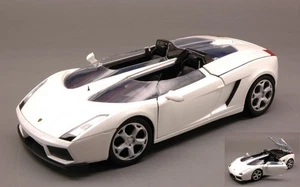 MODELLINO AUTO STATICO MOTORMAX LAMBORGHINI CONCEPT S 2005 BIANCO SCALA 1:24 - Foto 1 di 5