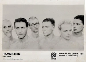 Rammstein Photo Original Black And White Press Promotion March 1995 - Picture 1 of 13