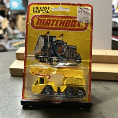 Matchbox Die Cast No 49 Mobile Crane ORIGINAL PACKAGING Z9 - Image 1 of 3