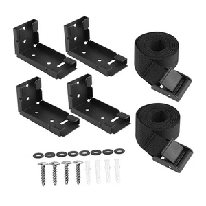 CPU Holder Computer Case Carrier Home Office with Screws Under Desk PC Mount - Afbeelding 1 van 5