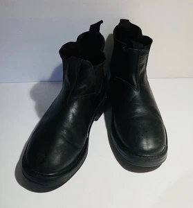 Wolverine Multishox Mens Chelsea Black Leather Boots O2591 Size 11 EW - Picture 1 of 14