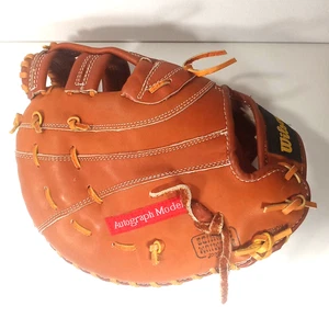 Guanto in pelle Wilson's A2865 Big Scoop Mark Grace 1° base lancio RH 12" - Foto 1 di 9