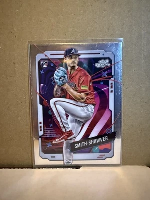 2024 Topps Cosmic Chrome - AJ Smith-Shawver #62 (RC) - Image 1 of 2