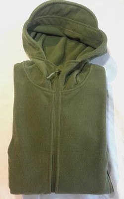TACVASEN  Fleece Jacket With Hoodie Mens Tactical Fleece Jacket - Size Small - Image 1 of 4