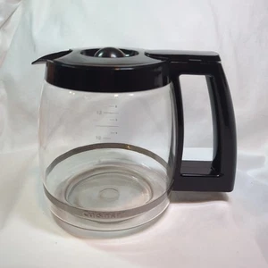 Cuisinart Kaffeemaschine 12 Tassen Glaskaraffe Kanne Dekanter & Deckel Ersatz - Bild 1 von 19