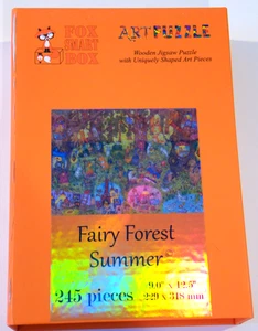 FoxSmartBox Feenwald Sommer Holzkunst Puzzle 245 Teile Holz für Erwachsene - Bild 1 von 20