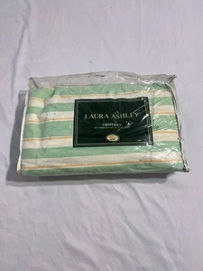 Tendaggi Laura Ashley verde palmetto 50x84 ganci vintage inclusi - Foto 1 di 7