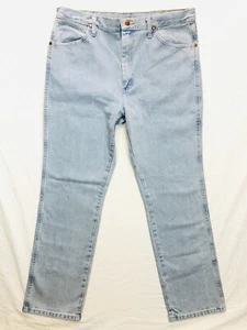 Wrangler 936GBH 36x32 Light Wash Denim Jeans Cowboy Cut Slim RAR - Bild 1 von 4