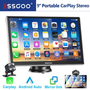 ESSGOO 7 Pollici Auto GPS Navigazione Touch Screen Wireless CarPlay Android Auto BT - Foto 1 di 18