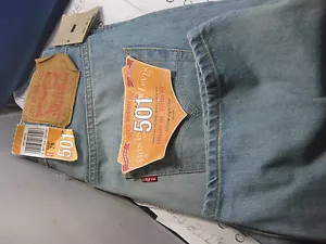 NUEVO CON ETIQUETAS HOMBRE LEVI'S 501 Levi's® Hombre 501® Original BOTÓN CORTO VOLAR MUY RARO - Imagen 1 de 12