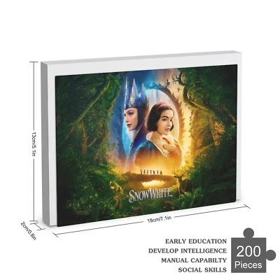 200pcs Snow White 2025 Jigsaw Puzzles Cartoon Anime Picture Puzzle Birthday Gift - Image 1 of 4