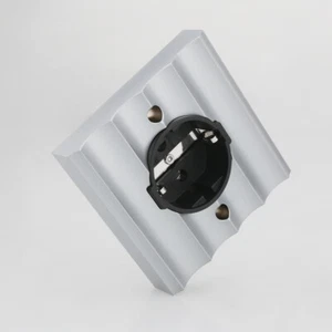 Viborg VE02R Pure Copper Rhodium plated Schuko Sockets German Power Socket Wall - Picture 1 of 6