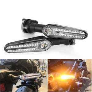 LED Pair Motorcycle Turn Signal Light For YAMAHA TRACER 700 2016-22 900 2015-22 - Picture 1 of 10