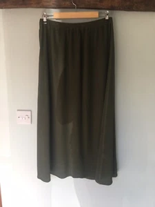 Ladies Arte Full Length Green Flared Skirt UK 14-16 - Picture 1 of 6