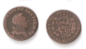 Polen 3 Grosze 1766 G Stanislaus Augustus - Bild 1 von 1