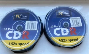 20 x PC Line - CD-R 1-52xSpeed - 2 x 10 cd’s New (20 total) - Photo 1/5