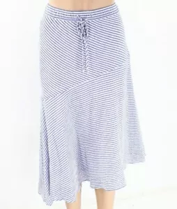 Lauren Ralph Lauren Damen High-Low gestreifter Maxirock Gr. 8 - Bild 1 von 2