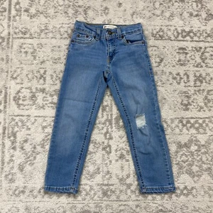 Levi’s 502 Jeans Regular Taper Boys Jeans Medium Wash Youth Size 5 Regular - Picture 1 of 5