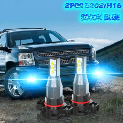 Kit de luces antiniebla 5202 LED para Chrysler Town & Country 2010-2016 AZUL Foto 1 de 4