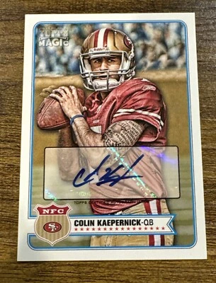 2012 Topps Magic Colin Kaepernick Rookie Auto RC #232 True Rookie Autograph SSP - Image 1 of 2