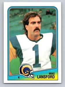 1988 Topps 292 Mike Lansford Los Angeles Rams - Picture 1 of 2