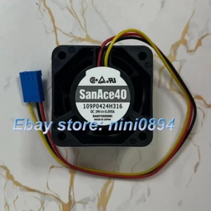 Sanyo 109P0424H316 4028 24V 0.095A 3-Pin Cooling Fan - Picture 1 of 2