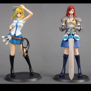 2pcs/Set Anime Fairy Tail 03 Lucy +04 Elusha PVC Figur Neu ohne Karton Spielzeug Modell - Bild 1 von 6