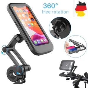 360° Fahrrad Handy Halterung Halter Smartphone Motorrad Wasserdicht bis 6,7 Zoll - Bild 1 von 14