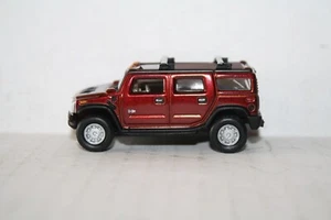 2004 HUMMER H2 SUV DIECAST-1/64-NICE-BURGANDY-LOOSE-2004 JOHNNY LIGHTNING - Imagen 1 de 7