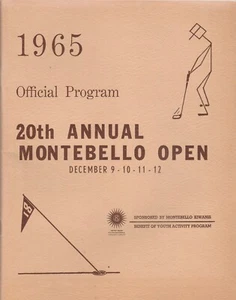 MONTEBELLO OPEN 1965 GOLF PROGRAM SPONSORED BY MONTEBELLLO KIWANIS - Picture 1 of 5