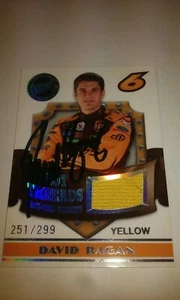 David Ragan Autographed Race Used Fire Suit Rookie Premium 2009 Press Pass Card - Picture 1 of 6