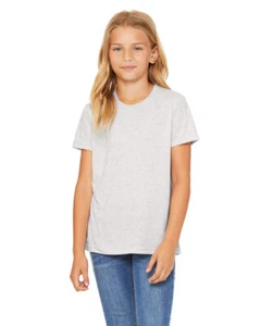 Bella + Canvas 3413Y Youth Triblend Jersey Short Sleeve Tee Top - Picture 1 of 25