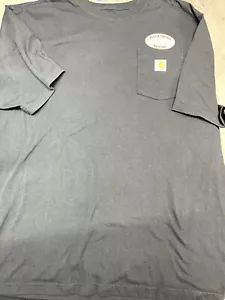 Carhartt Camicia Uomo 2XL Nera Manica Corta Tasca Jackson Distilleria Borbone - Foto 1 di 5