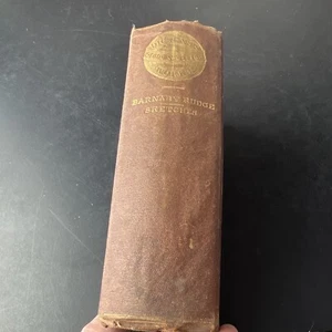 1868 Barney Ridge Sketches Part II Works Charles Dickens Globe Edition Rough - Picture 1 of 17
