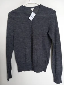 J Crew Sweater Womens Small Gray Cardigan  Casual Ladies NEW - Picture 1 of 4